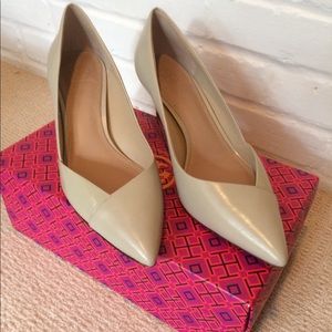 New Tory Burch Ramie Pump 9.5 grey